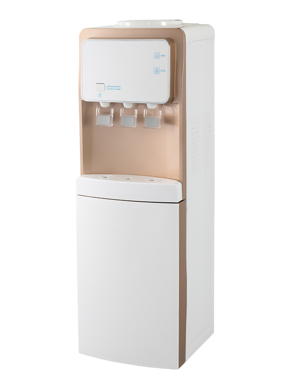 Dispensador de refrigeração/água quente com compressor multicolorido com geladeira