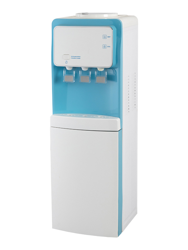 Dispensador de refrigeração/água quente com compressor multicolorido com geladeira