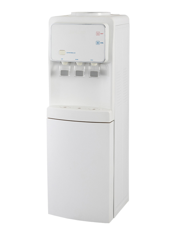 Dispensador de refrigeração/água quente com compressor multicolorido com geladeira